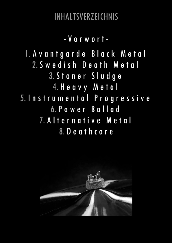 Inhaltsverzeichnis Metal Drums Vol.1